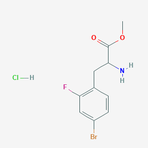 Methyl 2-amino-3-(4-bromo-2-fluorophenyl)propanoate hydrochloride