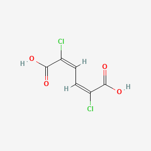 molecular formula C6H4Cl2O4 B1243808 2,5-Dichloro-cis,cis-muconic acid 