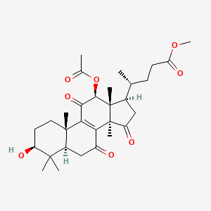 molecular formula C30H42O8 B12438094 methyl lucidenate E2 