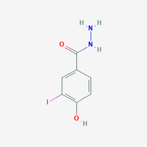 molecular formula C7H7IN2O2 B12438105 4-Hydroxy-3-iodobenzohydrazide 