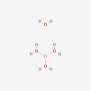 molecular formula CrH8O4 B12438108 Chromiumtriol hydrate 