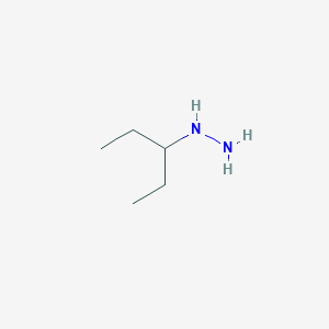 molecular formula C5H14N2 B12438127 Pentan-3-ylhydrazine 