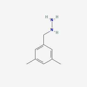 [(3,5-Dimethylphenyl)methyl]hydrazine