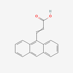 3-Anthracen-9-ylprop-2-enoic acid