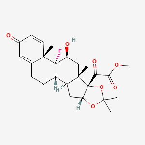 molecular formula C25H31FO7 B1243819 TA Oic methyl ester CAS No. 53962-32-6