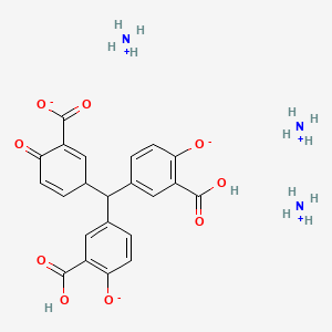 Triazanium;3-[bis(3-carboxy-4-oxidophenyl)methyl]-6-oxocyclohexa-1,4-diene-1-carboxylate