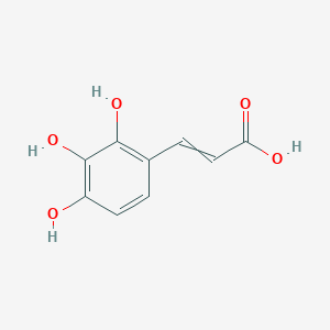 molecular formula C9H8O5 B12438198 2,3,4-Trihydroxycinnamic acid 