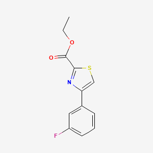 Ethyl 4-(3-fluorophenyl)thiazole-2-carboxylate