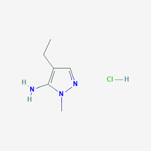 4-Ethyl-1-methyl-1H-pyrazol-5-amine hydrochloride