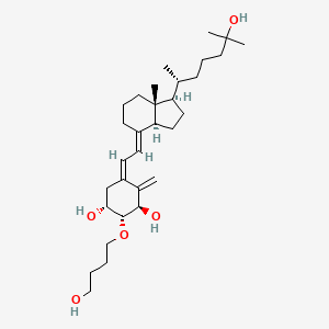 molecular formula C31H52O5 B1243851 1alpha,25-dihydroxy-2beta-(4-hydroxybutoxy)vitamin D3 