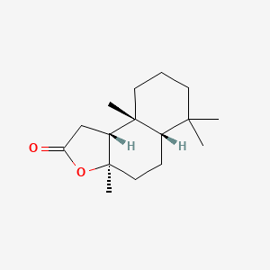 (3aR,5aS,9aR,9bR)-3a,6,6,9a-tetramethyl-1,4,5,5a,7,8,9,9b-octahydrobenzo[e][1]benzofuran-2-one