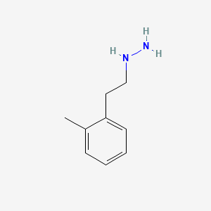 B12438882 HYDRAZINE, (o-METHYLPHENETHYL)- CAS No. 21085-56-3