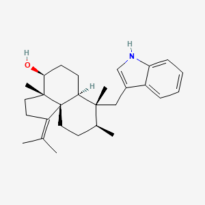 molecular formula C28H39NO B1243911 Thiersindole B 