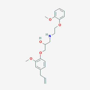 molecular formula C22H29NO5 B1243919 Eugenodilol 