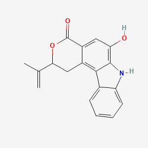 molecular formula C18H15NO3 B1243925 clausamine A 