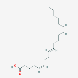 molecular formula C20H34O2 B1243934 (5Z,9E,14Z)-二十碳-5,9,14-三烯酸 