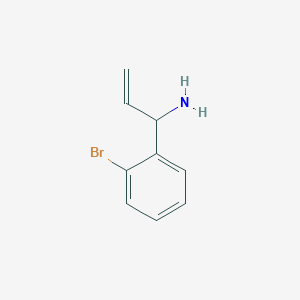 1-(2-Bromophenyl)prop-2-EN-1-amine