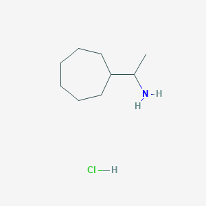 1-Cycloheptylethan-1-amine hydrochloride