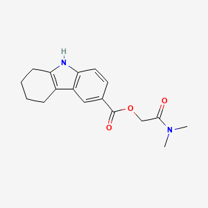 (dimethylcarbamoyl)methyl 2,3,4,9-tetrahydro-1H-carbazole-6-carboxylate