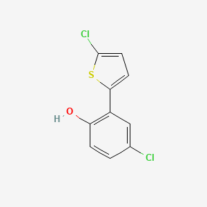 4-Chloro-2-(5-chlorothiophen-2-yl)phenol