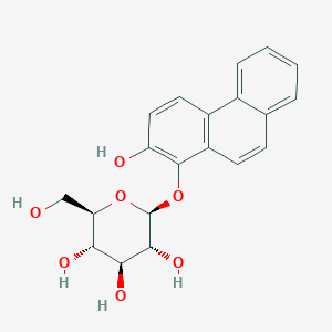 molecular formula C20H20O7 B1243953 2-hydroxy-1-phenanthryl beta-D-glucopyranoside 