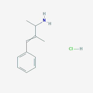 3-Methyl-4-phenylbut-3-en-2-amine;hydrochloride