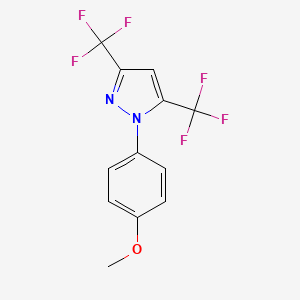 1-(4-methoxyphenyl)-3,5-bis(trifluoromethyl)-1H-pyrazole