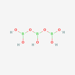 molecular formula B3H5O7 B1243963 Boron oxide hydroxide 