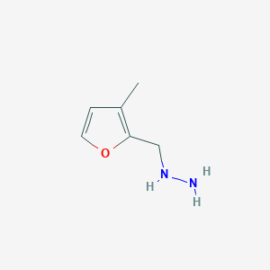 [(3-Methylfuran-2-yl)methyl]hydrazine