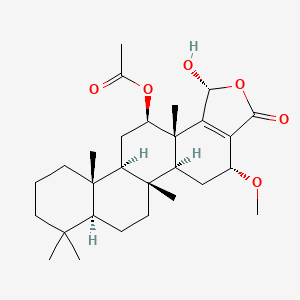 12-O-acetyl-16-O-methylhyrtiolide