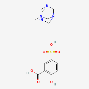 molecular formula C13H18N4O6S B1243981 Methenamine sulfosalicylate CAS No. 20480-93-7