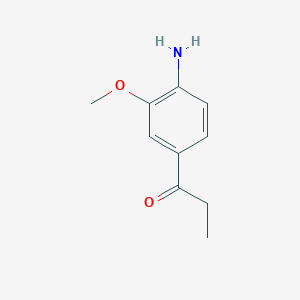 1-(4-Amino-3-methoxyphenyl)propan-1-one