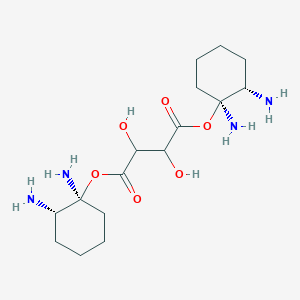 bis[(1S,2S)-1,2-diaminocyclohexyl] 2,3-dihydroxybutanedioate