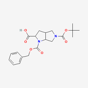 1-[(Benzyloxy)carbonyl]-5-(tert-butoxycarbonyl)-hexahydropyrrolo[3,4-b]pyrrole-2-carboxylic acid