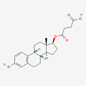 4-((8R,9S,13S,14S,17S)-3-hydroxy-13-methyl-7,8,9,11,12,13,14,15,16,17-decahydro-6H-cyclopenta[a]phenanthren-17-yloxy)-4-oxobutanoic acid