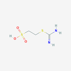 molecular formula C3H8N2O3S2 B124400 2-(氨甲酰硫代)乙磺酸 CAS No. 25985-57-3