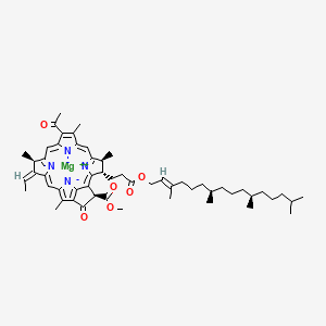 molecular formula C55H72MgN4O6 B1244005 (7R,8Z)-bacteriochlorophyll b 