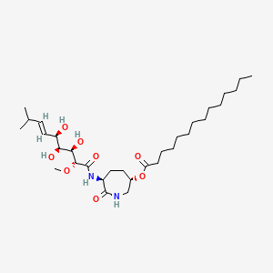 molecular formula C31H56N2O8 B1244011 苯酰胺 A 