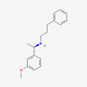 N-[(1R)-1-(3-Methoxyphenyl)ethyl]-3-phenylpropan-1-amine