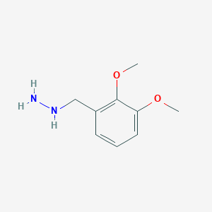 molecular formula C9H14N2O2 B12440217 2,3-Dimethoxy-benzyl-hydrazine CAS No. 887596-42-1