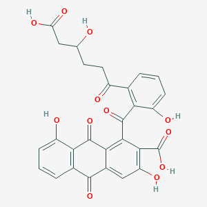 molecular formula C28H20O12 B1244022 Mumbaistatin 