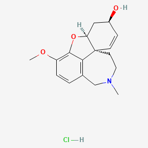 molecular formula C17H22ClNO3 B12440229 Galanthamine hydrochloride CAS No. 5072-47-9