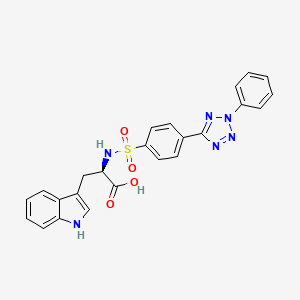 molecular formula C24H20N6O4S B1244025 Unii-cdl03A411T CAS No. 193809-84-6