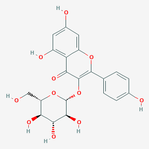 molecular formula C21H20O11 B1244030 kaempferol 3-O-beta-L-glucopyranoside 