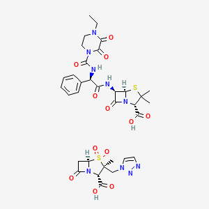 molecular formula C33H39N9O12S2 B1244032 Piperacillin/tazobactam 