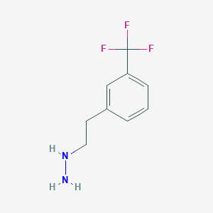 {2-[3-(Trifluoromethyl)phenyl]ethyl}hydrazine