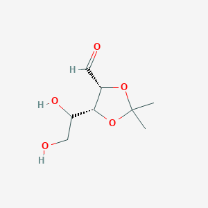 (4R,5R)-5-(1,2-dihydroxyethyl)-2,2-dimethyl-1,3-dioxolane-4-carbaldehyde