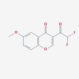 3-(2,2-Difluoroacetyl)-6-methoxychromen-4-one