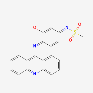 molecular formula C21H17N3O3S B1244046 m-Aqdi CAS No. 87764-57-6