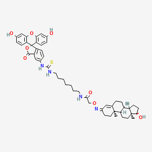 molecular formula C49H58N4O8S B1244047 Testosterone-dah-fluorescein CAS No. 75585-82-9